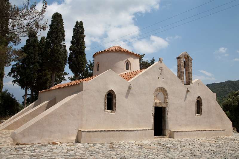 Kreta_1095.JPG - Kreta, Kritsa - Byzantijns kerkje Panagía i Kerá (13de eeuw)