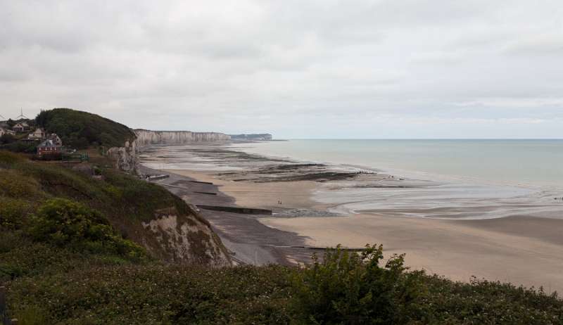 Veules_016.JPG - Veules-les-Roses, Côte d' Albâtre, France - la falaise